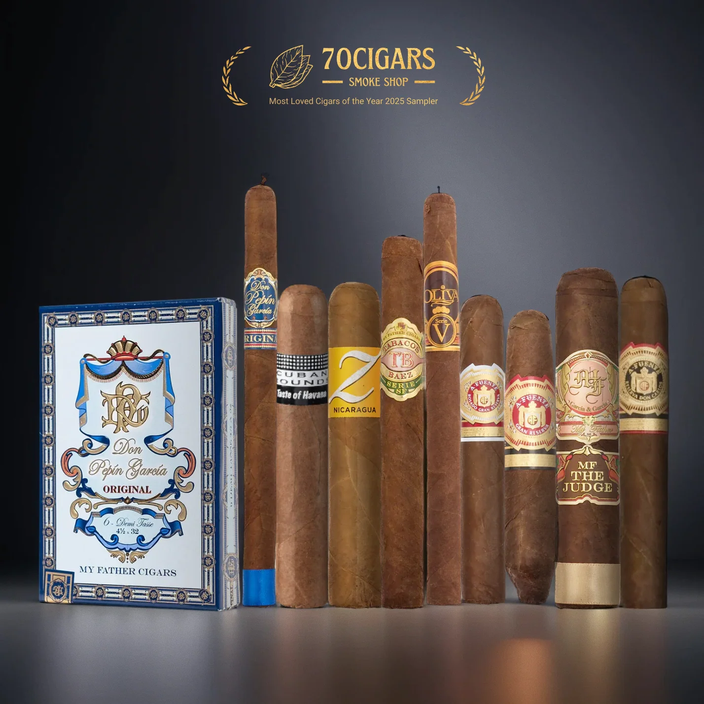 70Cigars Most Loved Cigars of the Year 2025 Sampler