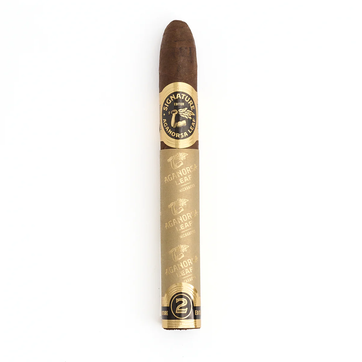 Aganorsa Leaf Signature Selection Maduro Belicoso - Image 2