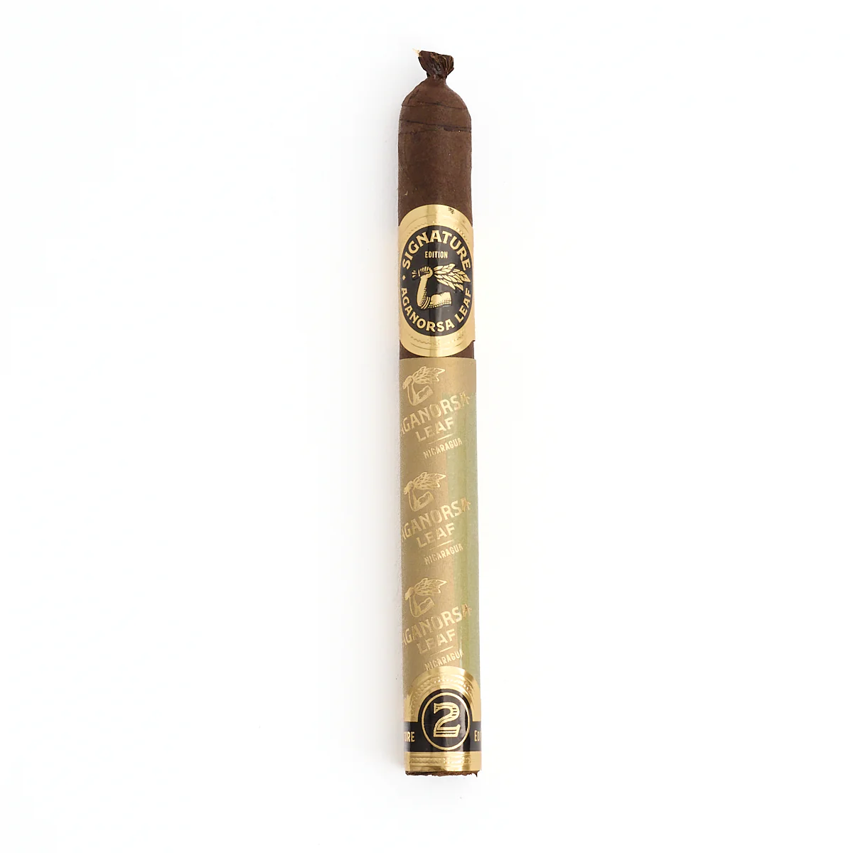 Aganorsa Leaf Signature Selection Maduro Corona Gorda - Image 2