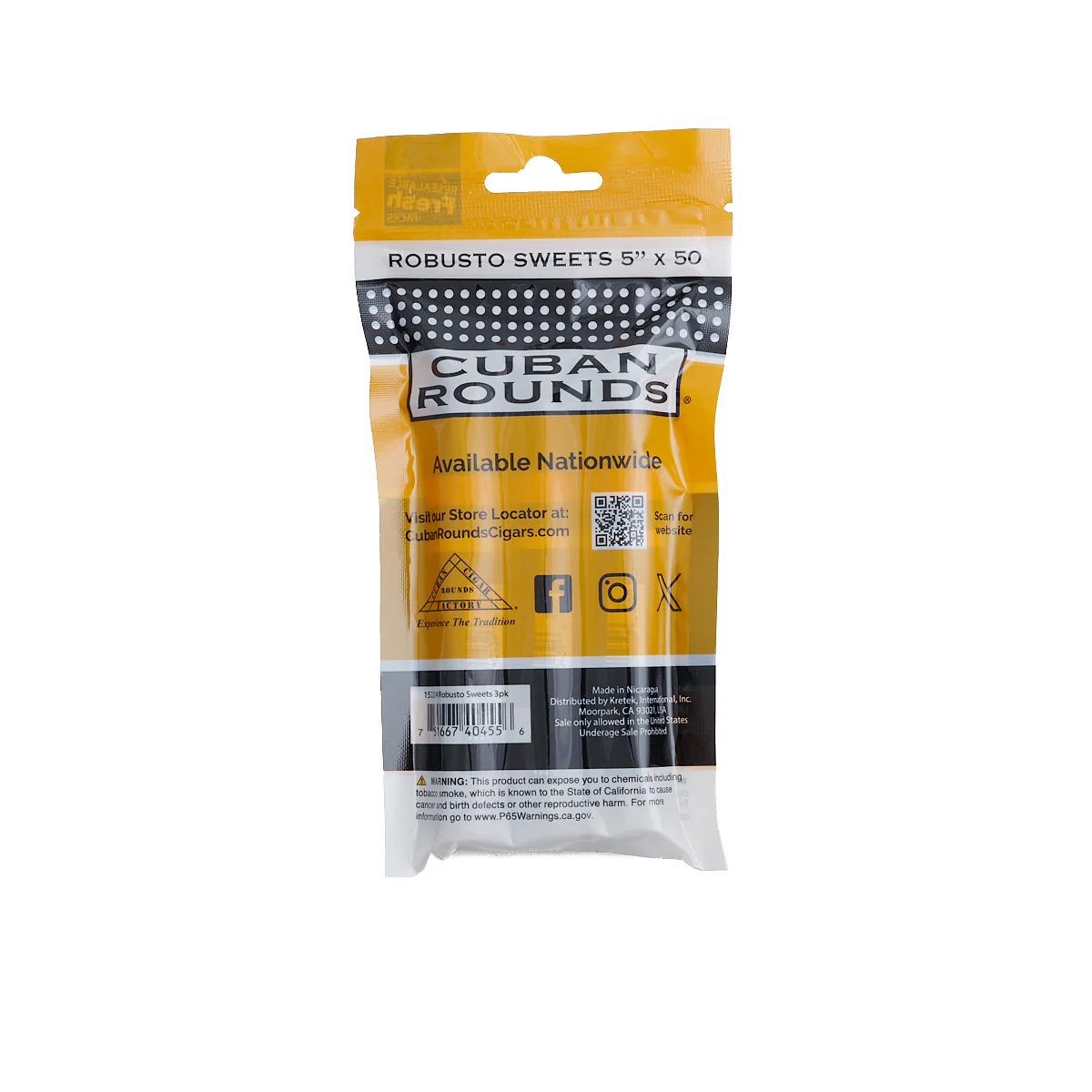 Cuban Rounds Robusto Sweets Fresh Pack - Image 2