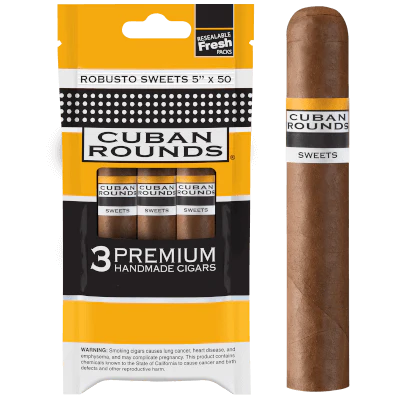 Cuban Rounds Robusto Sweets Fresh Pack - Image 3