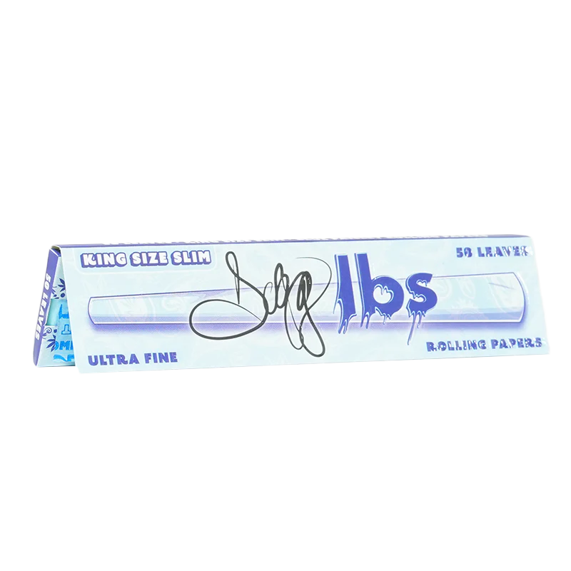 Dogg lbs King Size Slim Blue Paisley Rolling Papers 50ct