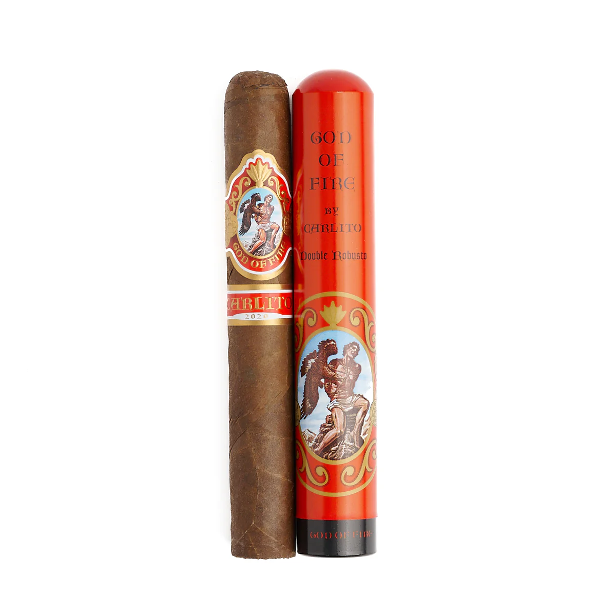 God of Fire Carlito Double Robusto Tubo - Image 2