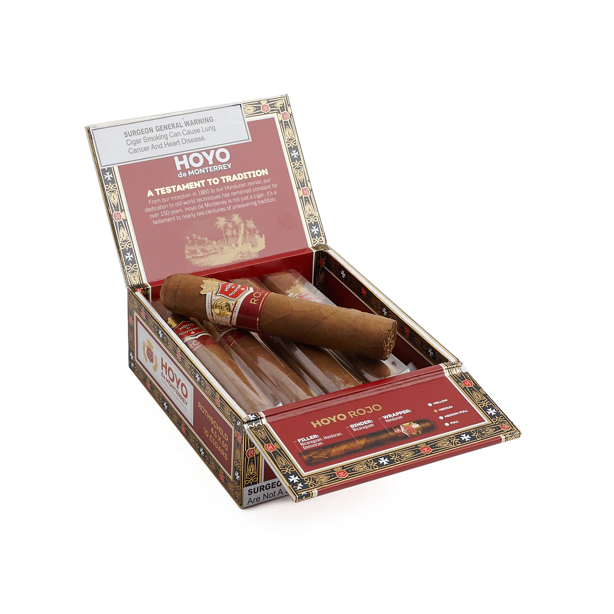 Hoyo de Monterrey Rojo Rothschild - Image 2