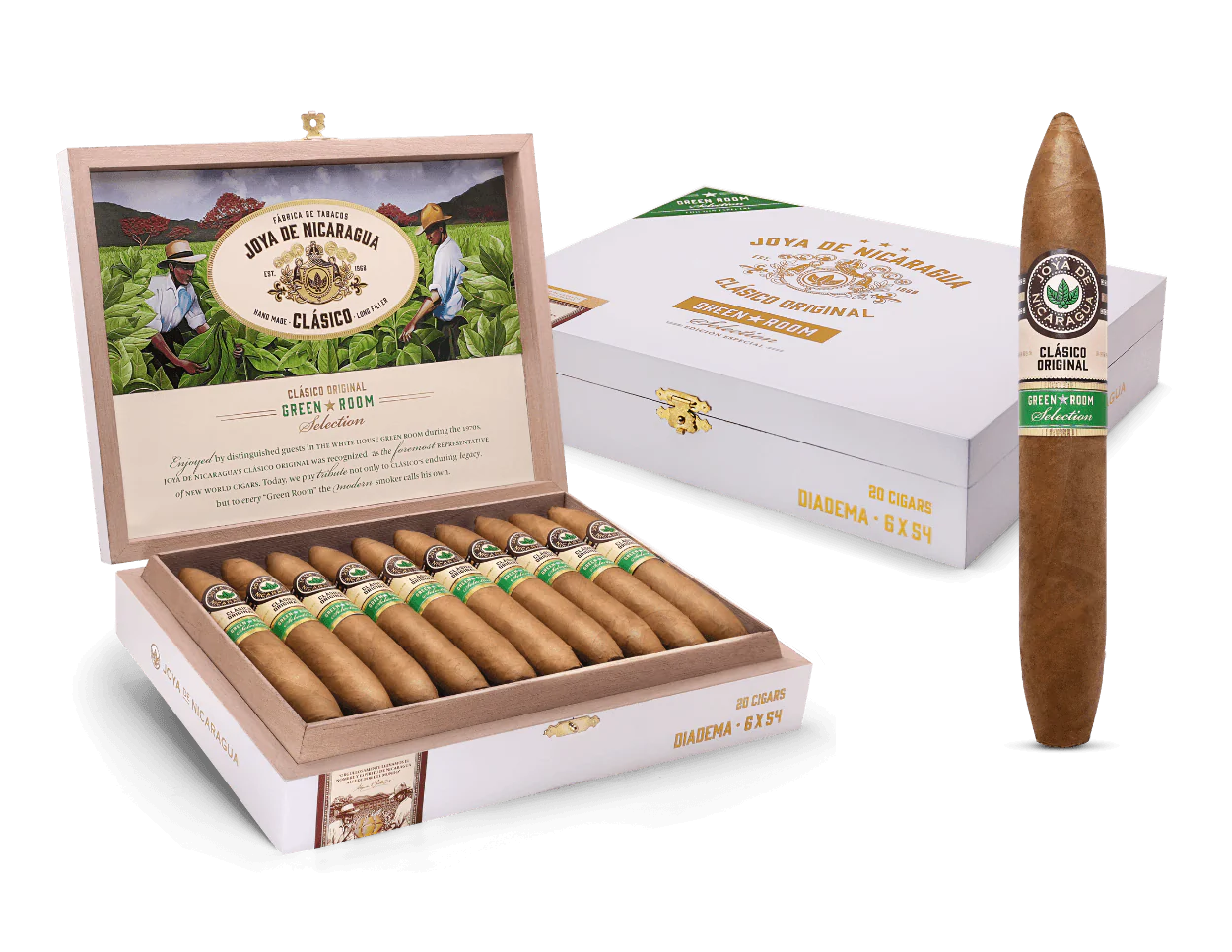 Joya De Nicaragua Clasico Original Green Room Selection Diadema