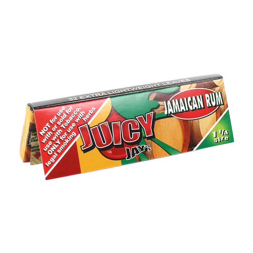 Juicy Jay's 1 1/4 Rolling Papers Jamaican Rum 32ct