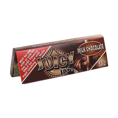 Juicy Jay's 1 1/4 Rolling Papers Milk Chocolate 32ct
