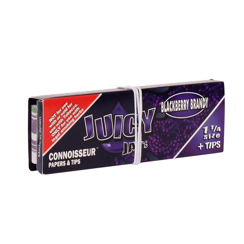 Juicy Jays Rolling Papers 1 1/4 Conn Blackberry 32ct