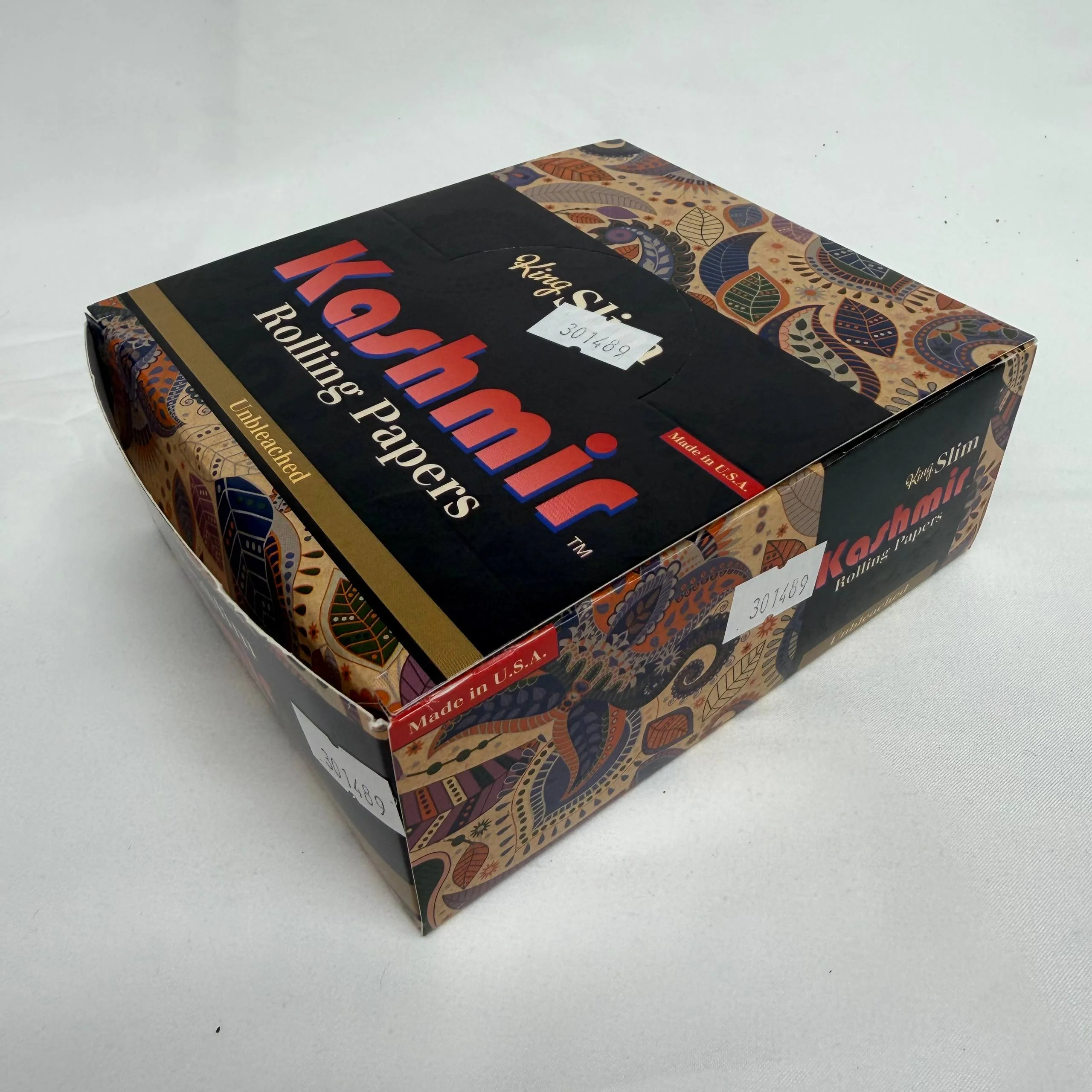 Kashmir Rolling Paper Unbleached King Slim 32ct - Image 2