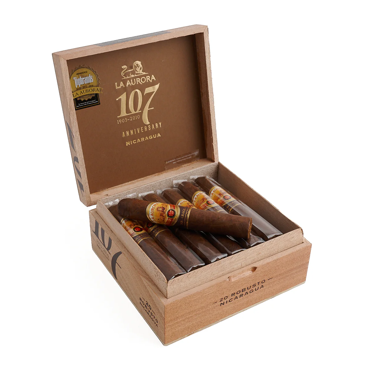 La Aurora 107 Nicaragua Robusto - Image 2