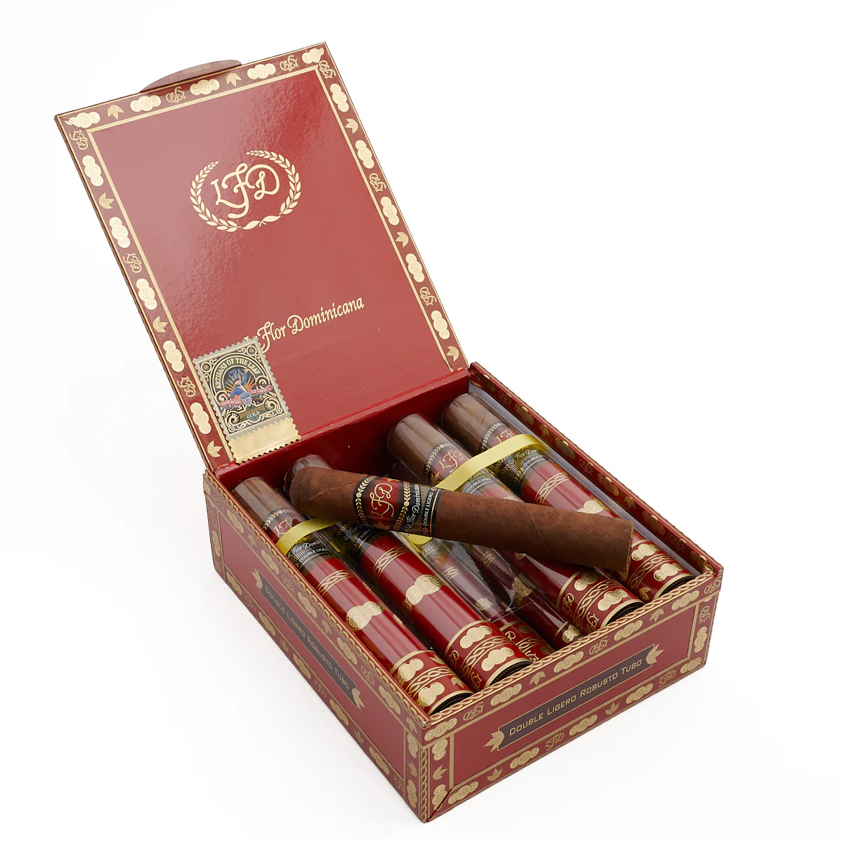 La Flor Dominicana Double Ligero Crystal Tubo Robusto - Image 3