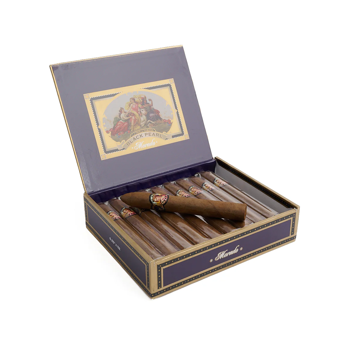 La Perla Habana Black Pearl Morado Belicoso - Image 2
