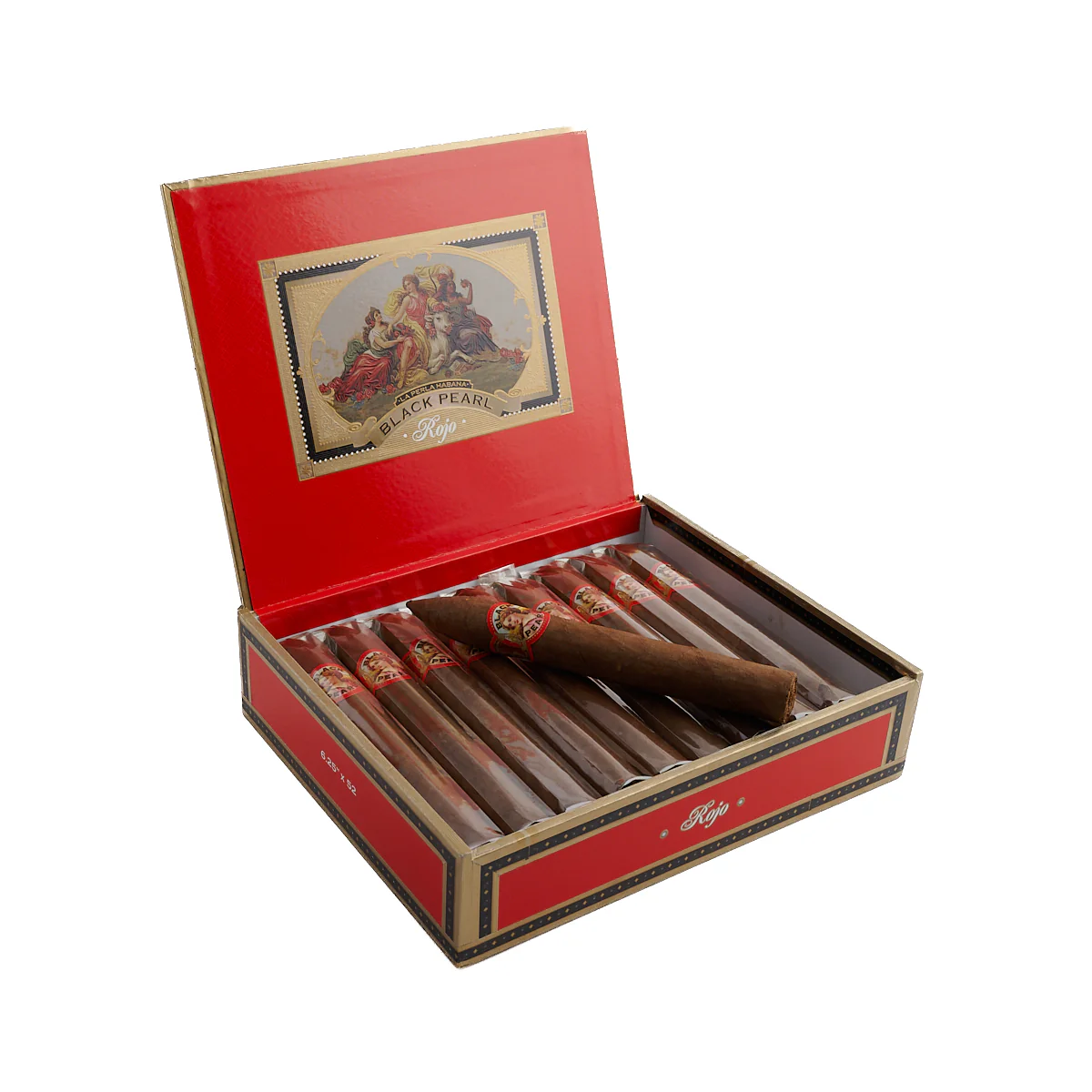 La Perla Habana Black Pearl Rojo Belicoso - Image 2