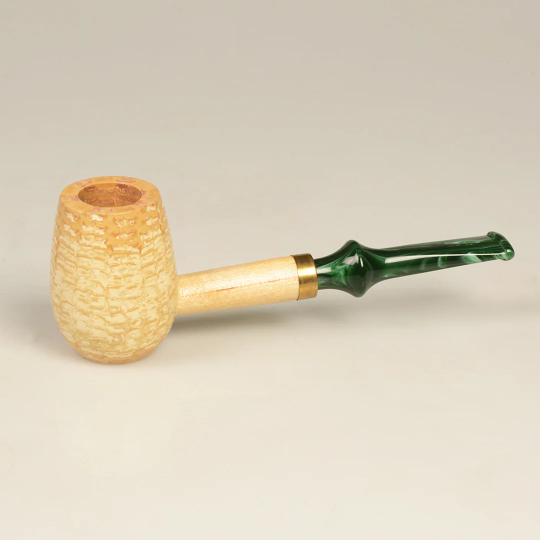 Missouri Meerschaum The Emerald Corn Cob Straight Pipe