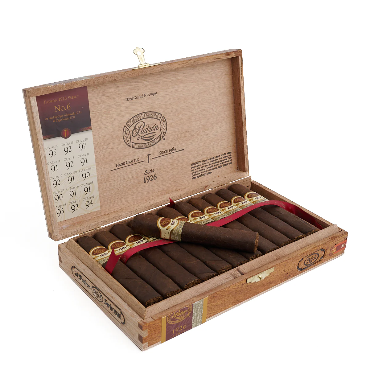 Padron 1926 Series No. 6 Rothschild Maduro - Image 2