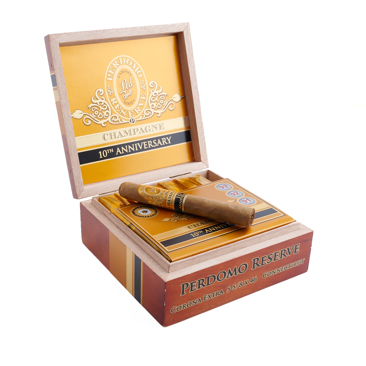 Perdomo 10th Anniversary Champagne Connecticut Corona Extra - Image 2