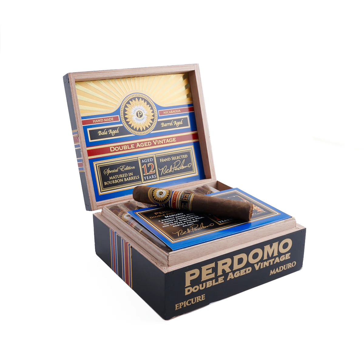 Perdomo Double Aged 12 Year Vintage Maduro Epicure Toro - Image 2