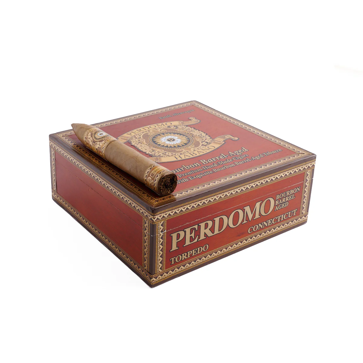 Perdomo Habano Bourbon Barrel Aged Connecticut Torpedo