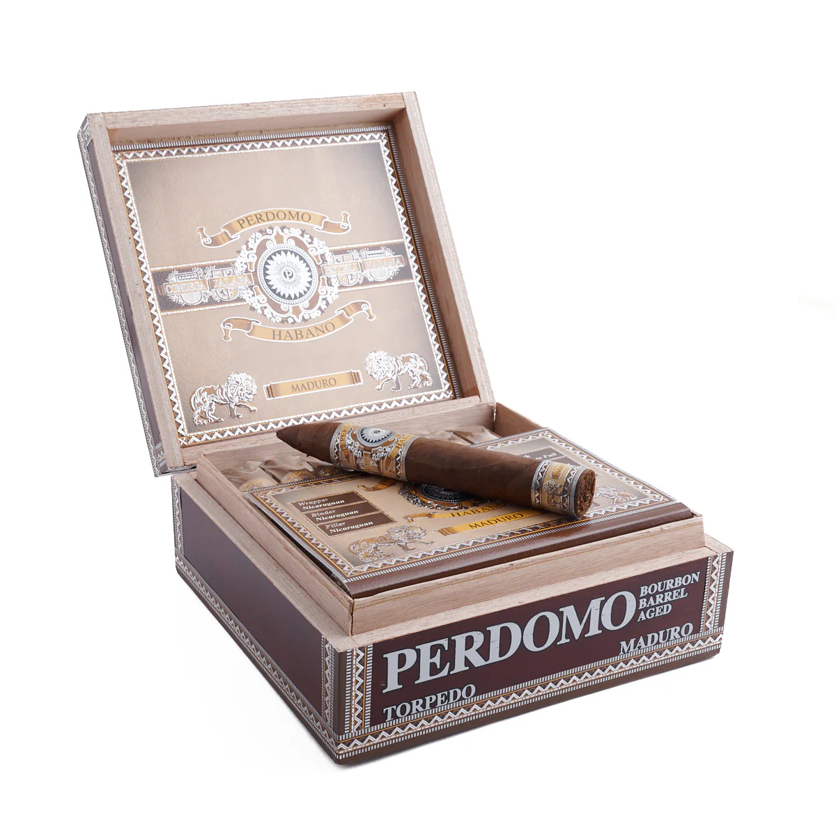 Perdomo Habano Bourbon Barrel Aged Maduro Torpedo - Image 2