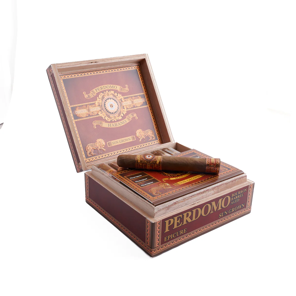Perdomo Habano Bourbon Barrel Aged Sun Grown Epicure Toro - Image 2