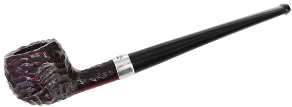 Peterson Pipes: Junior Rusticated Nickel Mounted Prince Fishtail