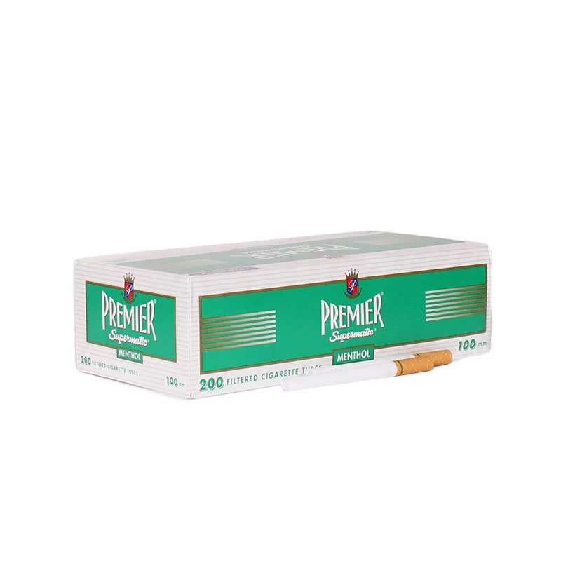 Premier 100mm Menthol Tubes 200ct