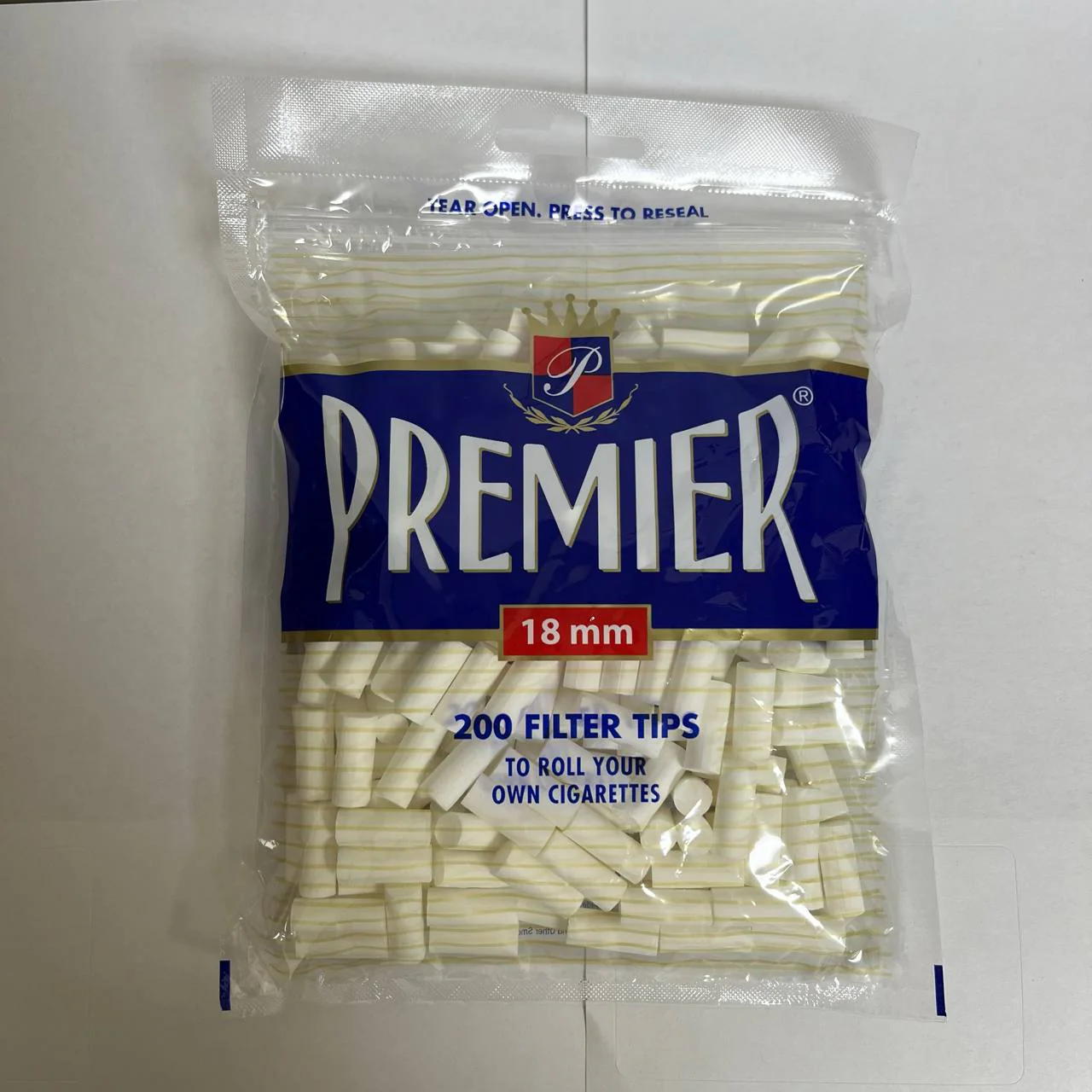 Premier Filter Tips 18mm 200ct