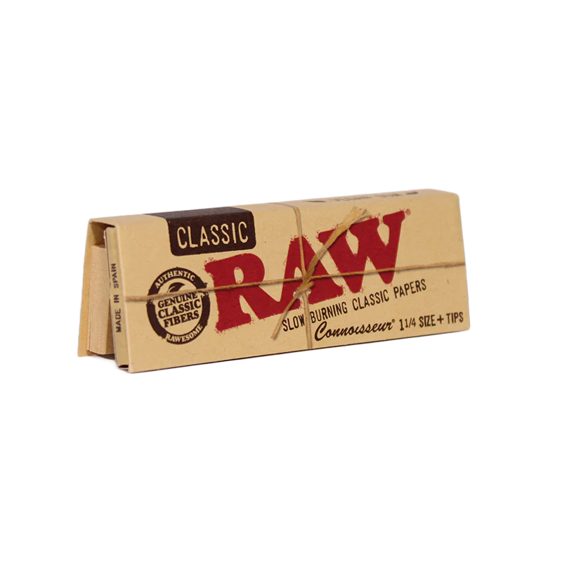 Raw Classic Connoisseur 1 1/4 Rolling Papers 50ct