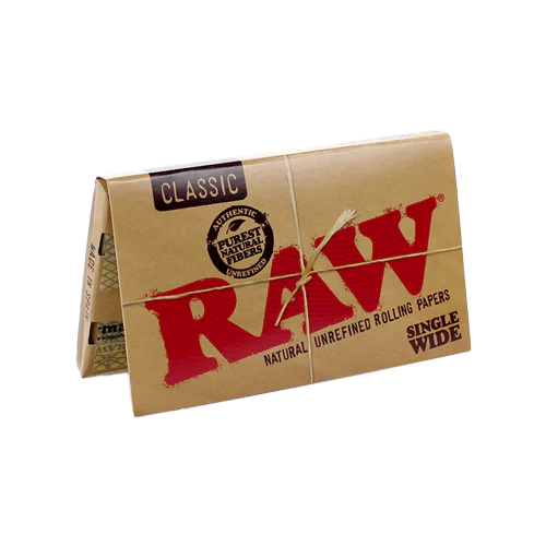 Raw Classic Single Wide Rolling Papers 100ct