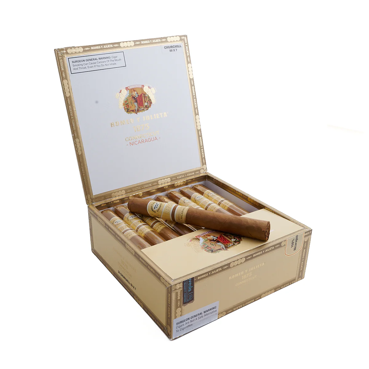 Romeo Y Julieta 1875 Connecticut Nicaragua Churchill - Image 2