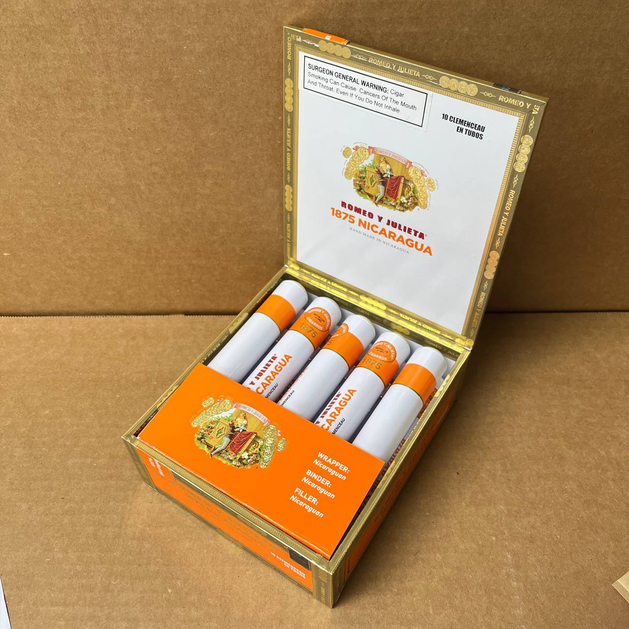 Romeo y Julieta 1875 Nicaragua Clemenceau en Tubo - Image 3