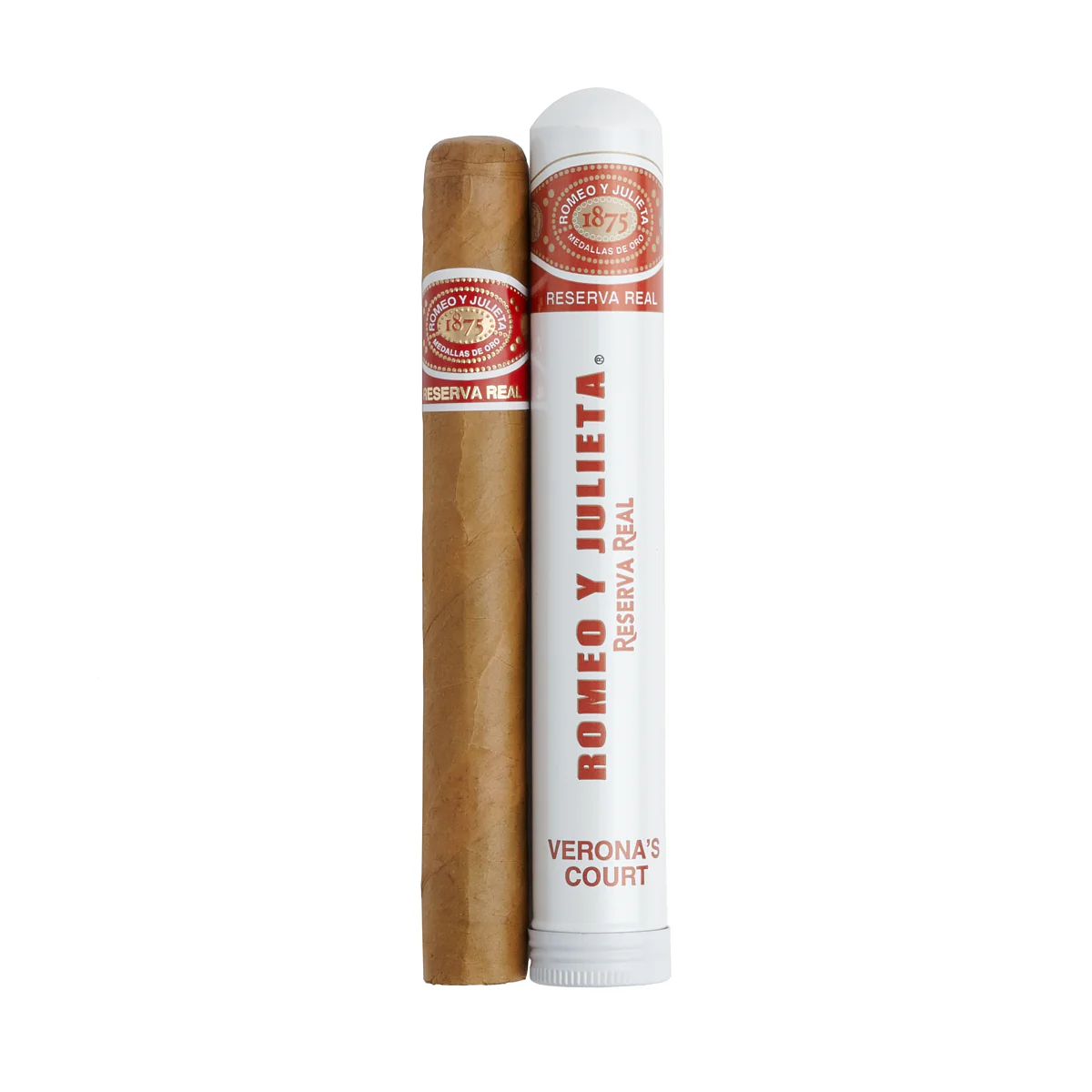 Romeo Y Julieta Reserva Real Verona's Court Corona Tube - Image 2