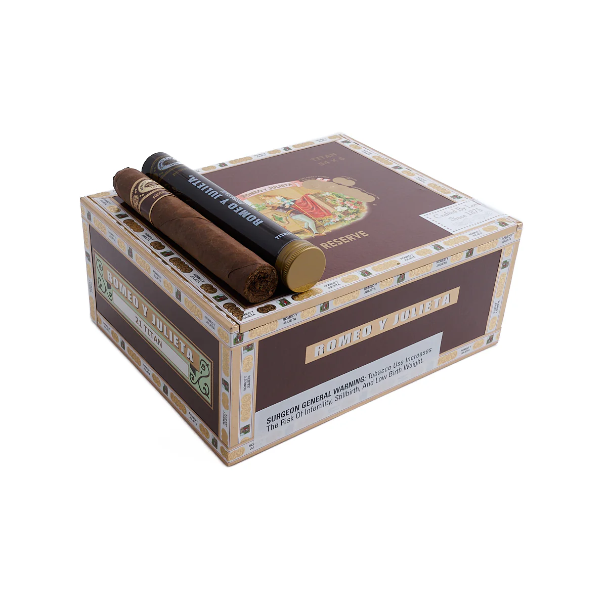 Romeo Y Julieta Reserve Titan Tubo