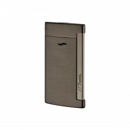 S.T. Dupont Slim 7 Lighter Briquet Gun Metal Brosse Integral