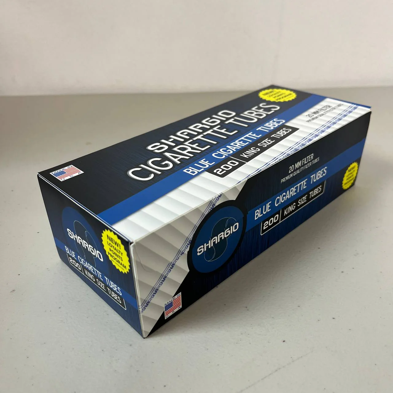 Shargio Tubes BLUE King Size 200ct