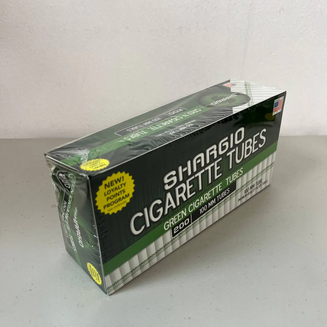 Shargio Tubes GREEN 100mm 200ct