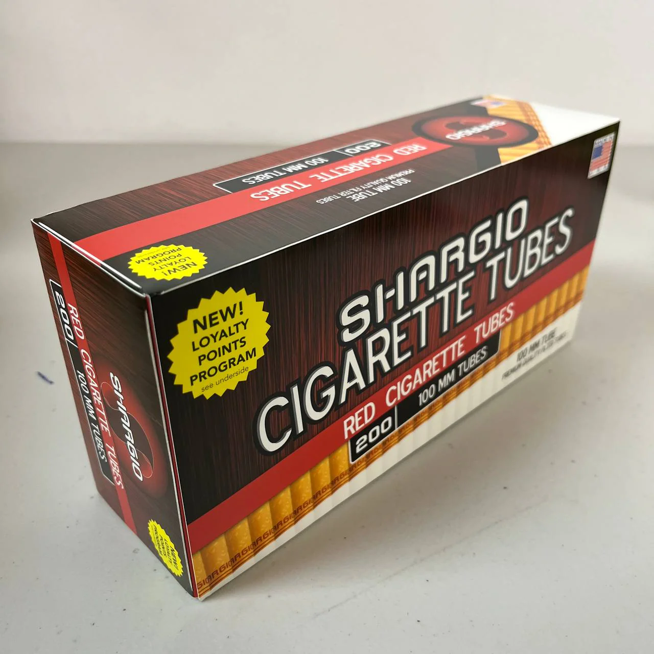 Shargio Tubes RED 100mm 200ct