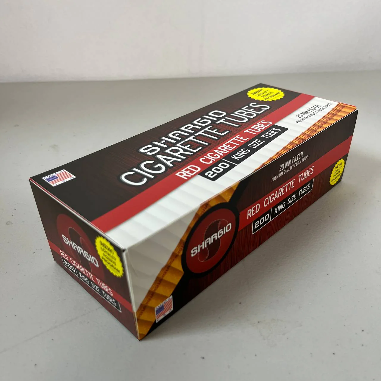 Shargio Tubes RED King Size 200 ct