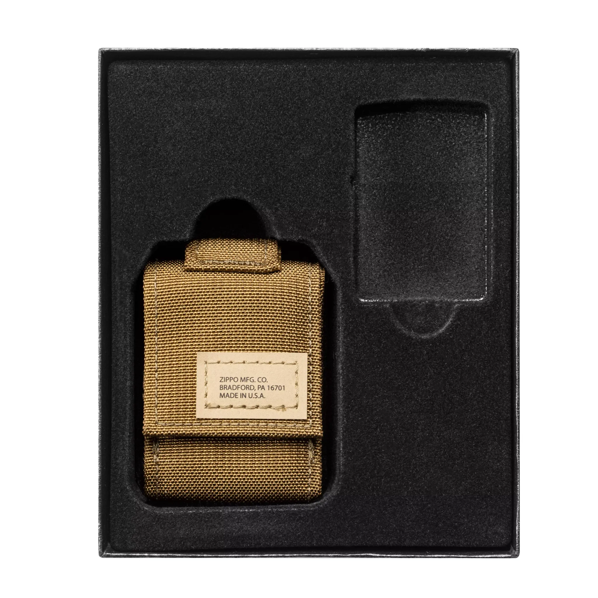 Zippo 236 Blk Crackle Ltr Tactical Pouch OD Coyote GS - Image 7