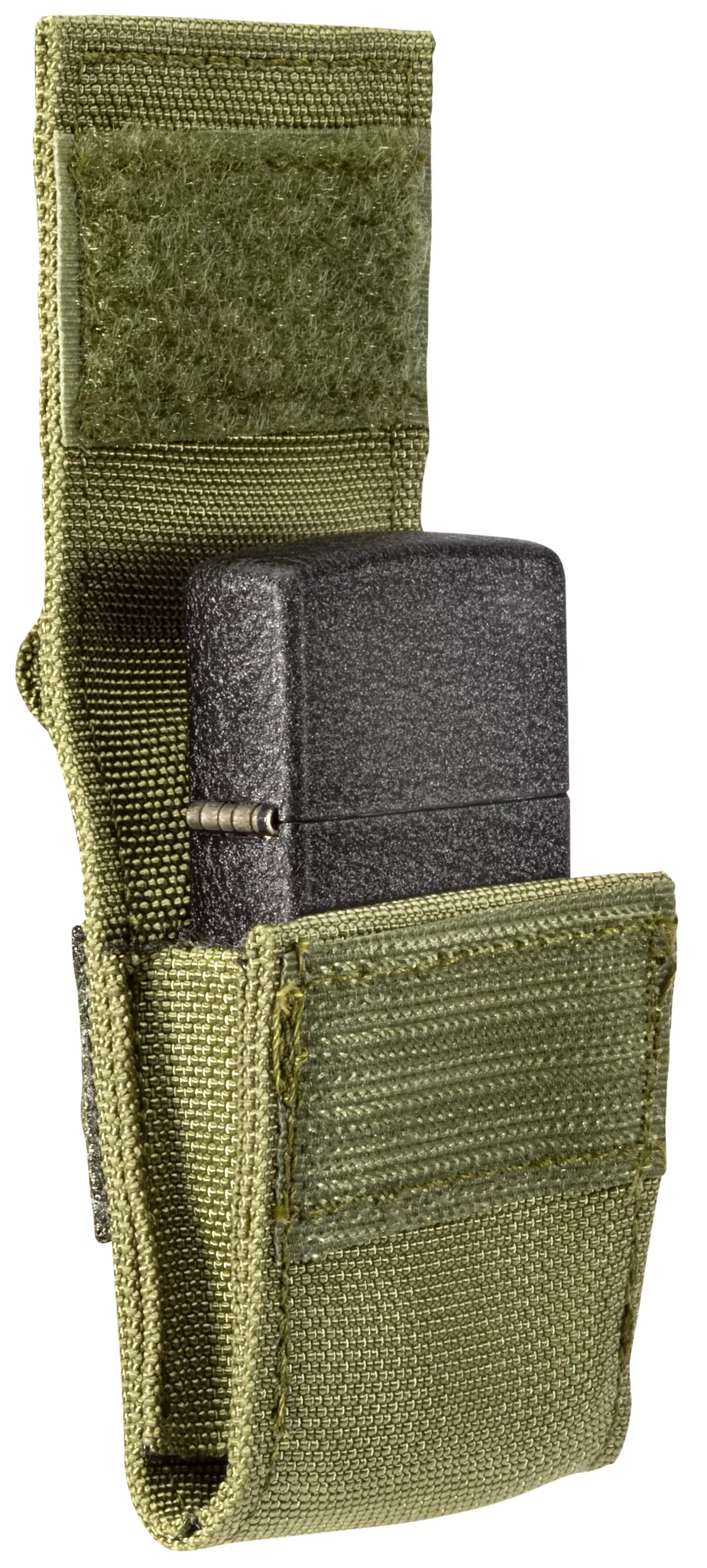 Zippo 236 Blk Crackle Ltr Tactical Pouch OD Green GS - Image 4