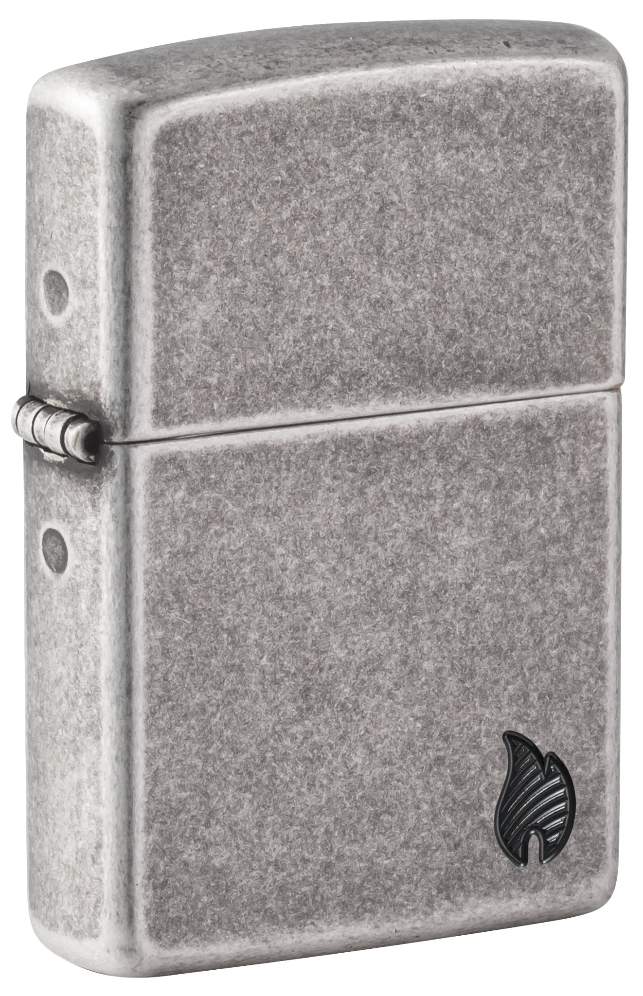 Zippo Armor® Antique Silver Flame Design
