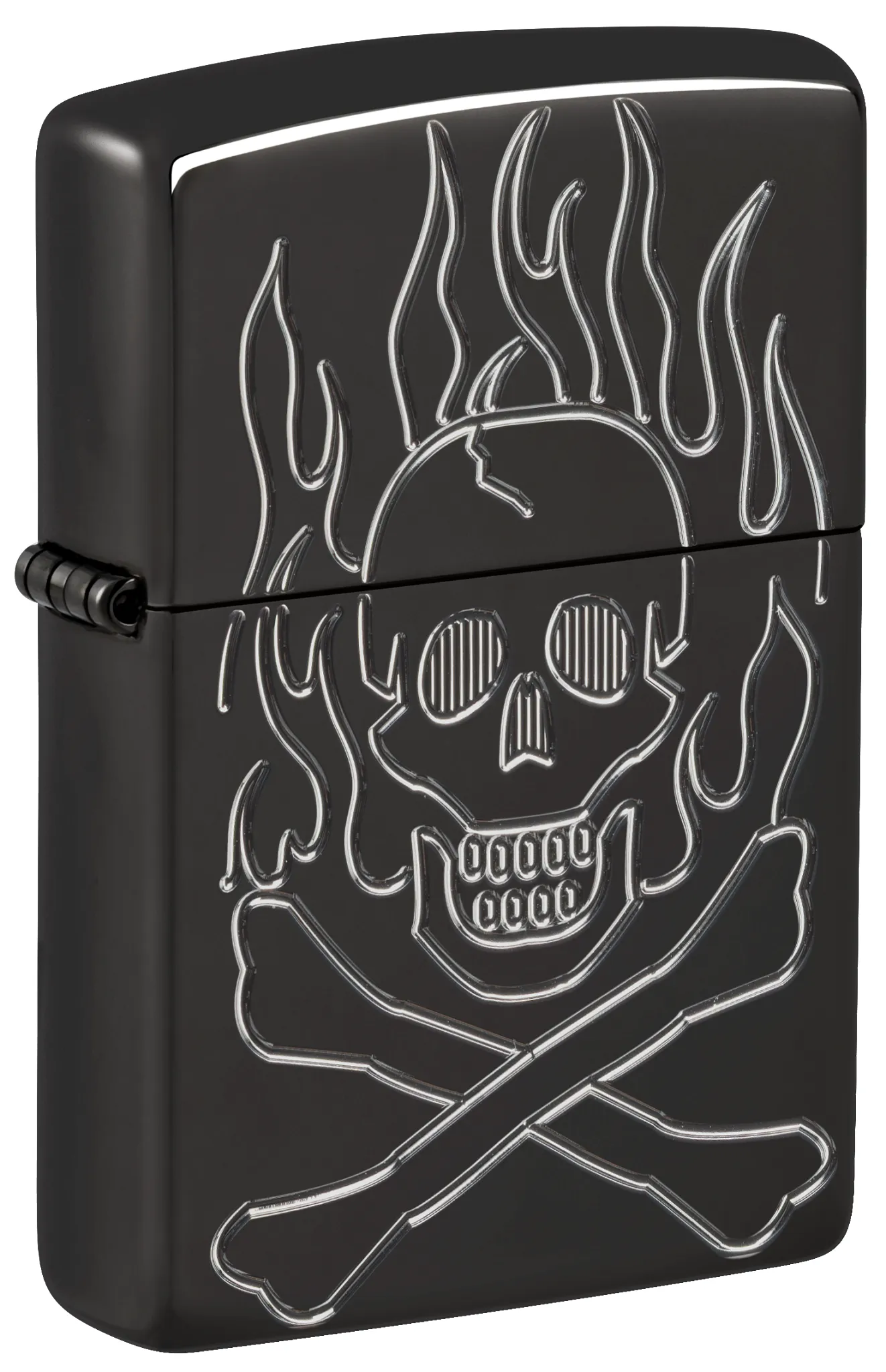 Zippo Flaming Skull Design