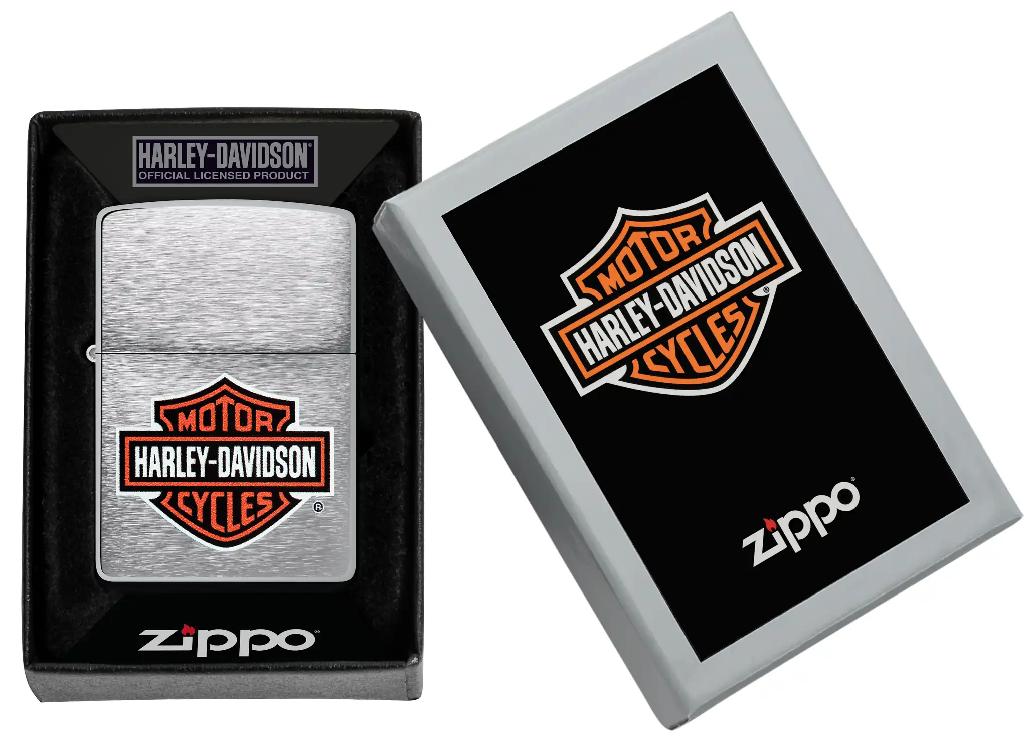 Zippo Harley-Davidson® Classic Chrome Logo Design - Image 2