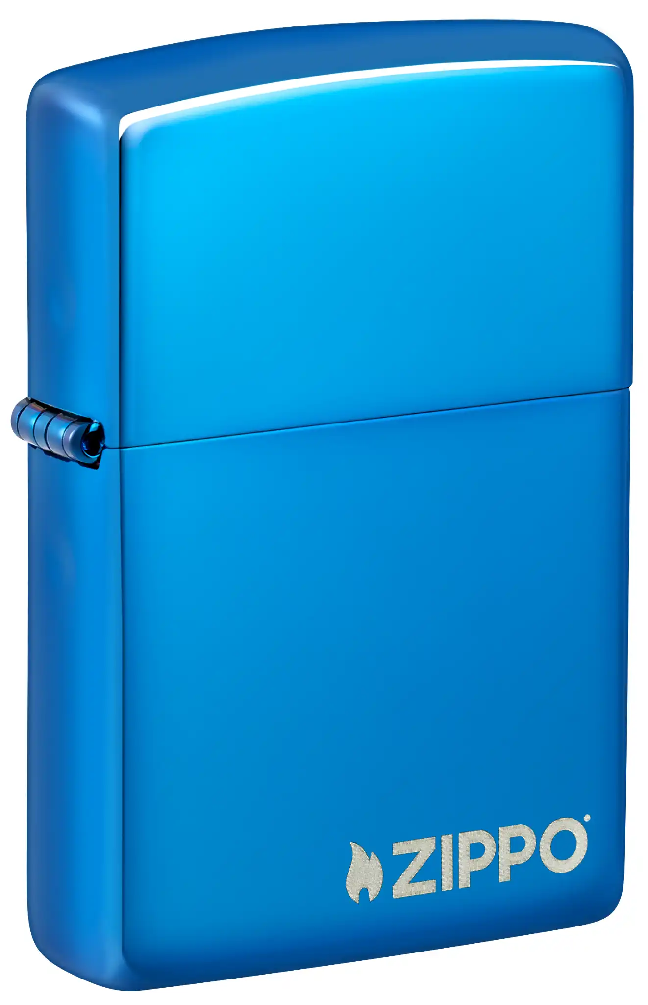 Zippo High Polish Blue Zippo Logo